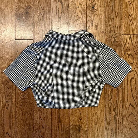John Galt Checkered Cropped Blazer. Girls M. - Picture 3 of 3